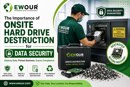 The Importance of Onsite Hard Drive Destruction for Data Security